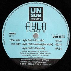 Ayla - Ayla Part II - Unsubmissive Records