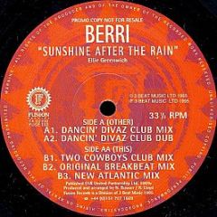 Berri - Sunshine After The Rain - Fusion Records