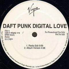 Daft Punk - Digital Love - Virgin