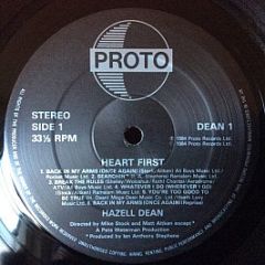 Hazell Dean - Heart First - Proto