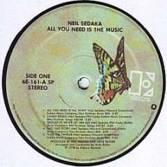Neil Sedaka - All You Need Is The Music - Elektra