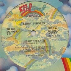 Leroy Burgess - Heartbreaker / Stranger - Salsoul Records