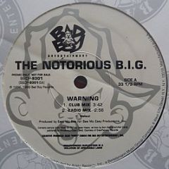 The Notorious B.I.G. - Warning - Bad Boy Entertainment