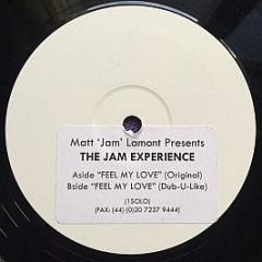 Matt 'Jam' Lamont Presents The Jam Experience - Feel My Love - Unda-Vybe