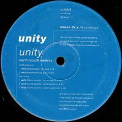 Unity - Unity (North vs. South Remixes) - Union City Recordings