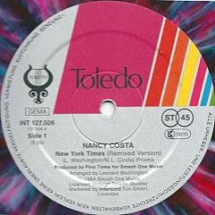 Nancy Costa - New York Times (Remixed Version) (Coloured Vinyl) - Toledo