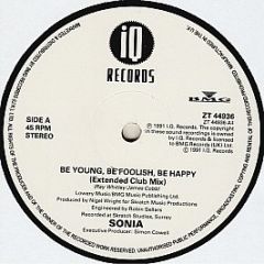 Sonia - Be Young, Be Foolish, Be Happy - I.Q. Records