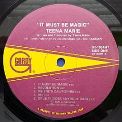 Teena Marie - It Must Be Magic - Gordy