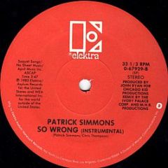 Patrick Simmons - So Wrong - Elektra