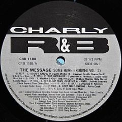 Various Artists - The Message (Some Rare Grooves Vol. II) - Charly R&B