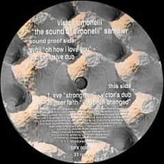 Victor Simonelli - Sound Of Simonelli Sampler Volume One - Sound Proof Recordings