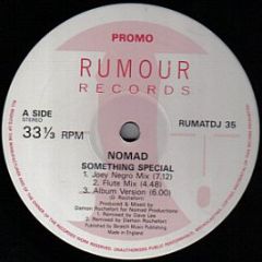 Nomad - Something Special - Rumour Records