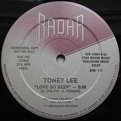 Toney Lee - Love So Deep - Radar Records