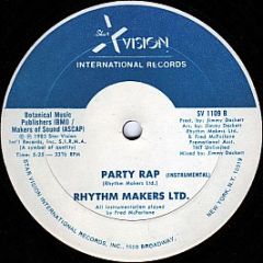 Rhythm Makers Ltd. - Party Rap - Star Vision International Records