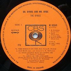 The Byrds - Dr. Byrds & Mr. Hyde - CBS