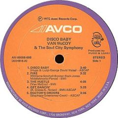 Van Mccoy & The Soul City Symphony - Disco Baby - Avco