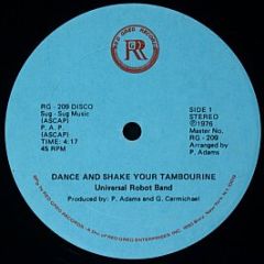 Universal Robot Band - Dance And Shake Your Tambourine - Red Greg Records