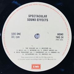 No Artist - Spectacular Sound Effects - EMI Records Ltd.