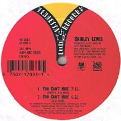 Shirley Lewis - You Can't Hide - Vendetta Records