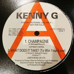Kenny G - Champagne / What Does It Take? / Hi, How Ya Doin'? - Arista