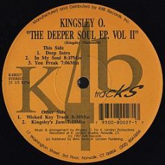 Kingsley O. - The Deeper Soul EP. Vol II - K4B Records