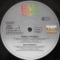 Nona Hendryx - Female Trouble - EMI America