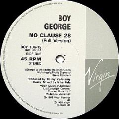 By George - No Clause 28 - Virgin