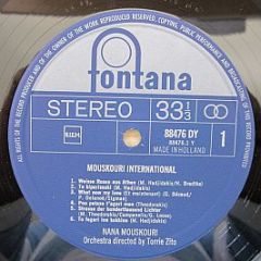 Nana Mouskouri - Mouskouri International - Fontana