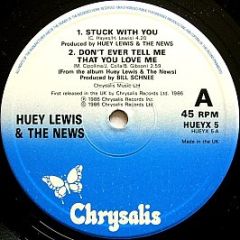 Huey Lewis And The News - Stuck With You - Chrysalis