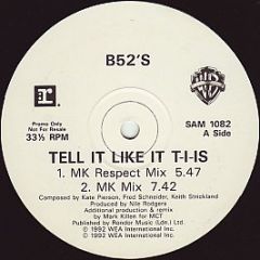 B52's - Tell It Like It T-I-Is - Warner Bros. Records