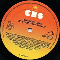 Deniece Williams - Let's Hear It For The Boy - CBS