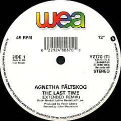 Agnetha FäLtskog - The Last Time - WEA