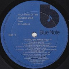 Marlena Shaw - Just A Matter Of Time - Blue Note