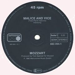 Mozzart - Malice & Vice - Metronome