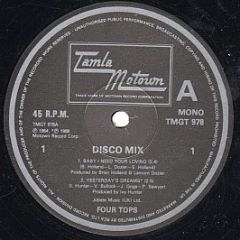 Four Tops - Disco Mix (Four Tops Medley) - Tamla Motown