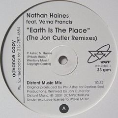 Nathan Haines Feat Verna Francis - Earth Is The Place (Jon Cutler Remixes) - Wave Music