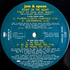 Jam & Spoon - Right In The Night (Fall In Love With Music) - Epic