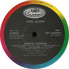 Earl Klugh - Wishful Thinking - Capitol
