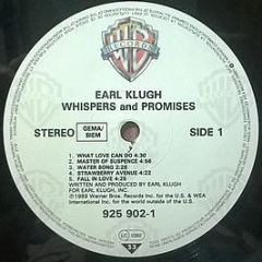 Earl Klugh - Whispers And Promises - Warner Bros. Records