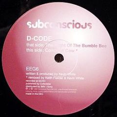 D-Code - The Night Of The Bumble Bee / Concrete Cow - Subconscious Records (UK)