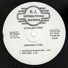 Sterling Void - Runaway Girl - D.J. International Records