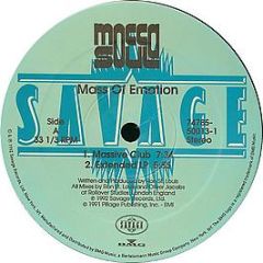 Mocca Soul - Mass Of Emotion - Savage Records