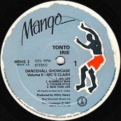 Tonto Irie / Admiral Bailey - Dancehall Showcase Vol. II - M.C.'s Clash - Mango