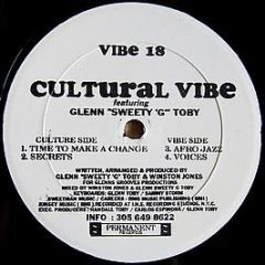 Cultural Vibe Featuring Glenn "Sweety G" Toby - The Cultural Vibe E.P. - Vibe