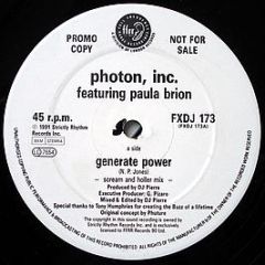 Photon, Inc. - Generate Power - Ffrr