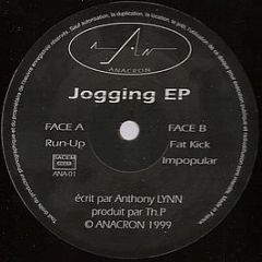 Anthony Lynn - Jogging EP - Anacron