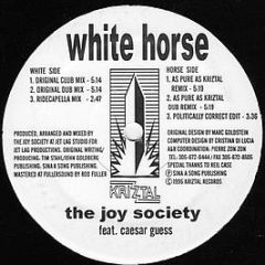The Joy Society - White Horse - Kriztal Records
