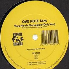One Note Jam - Warp Nine In Electraglide (Only You) - Nymphaea Pink Sensation