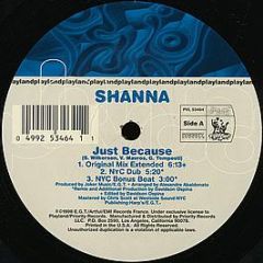 Shanna - Just Because - Playland Records