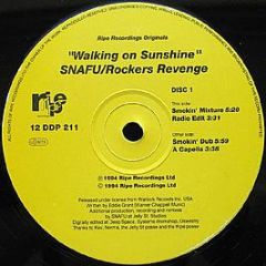 Snafu / Rockers Revenge - Walking On Sunshine - Ripe Recordings